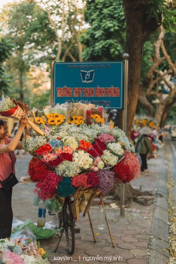 Hình ảnh hai thiếu niên dạo ngõ Hà Nội